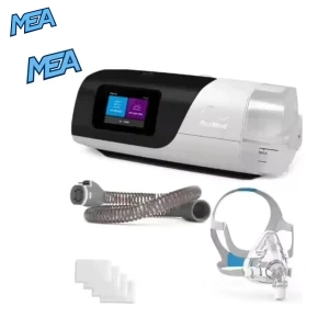 Refurbished ResMed AirSense 11 AutoSet CPAP Machine with ClimateLineAir 11 Heated Tubing for sleep apnea therapy
