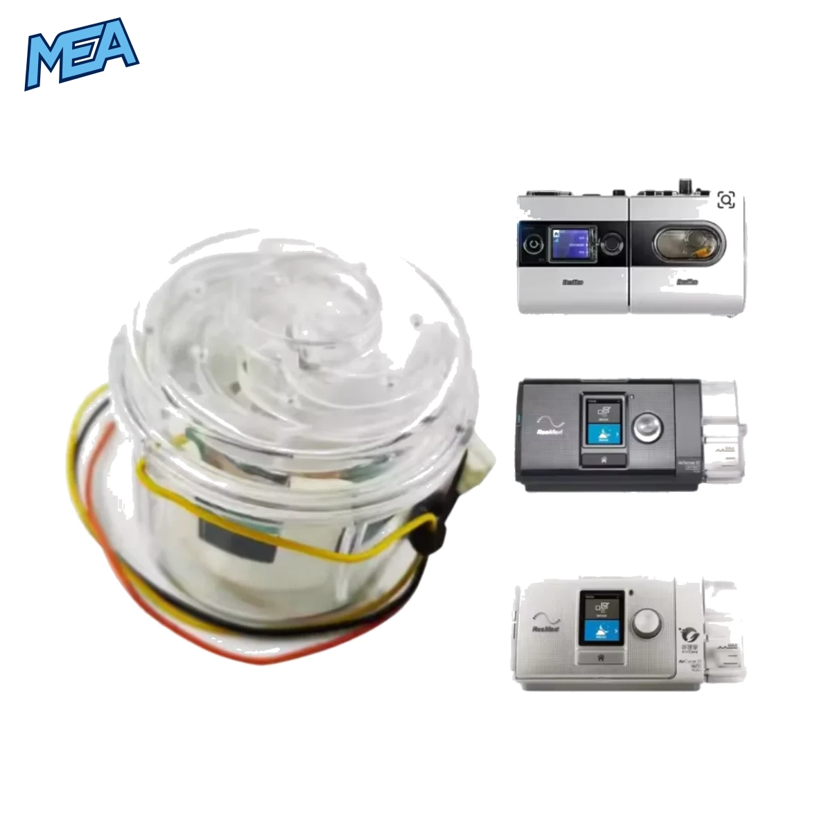 Resmed Airsense 10 Auto-Adjusting CPAP Machine With Humidification For Sleep Apnea Therapy 1 ResMed AirSense 10 replacement motor compatible with ResMed S9 and S10 CPAP machines