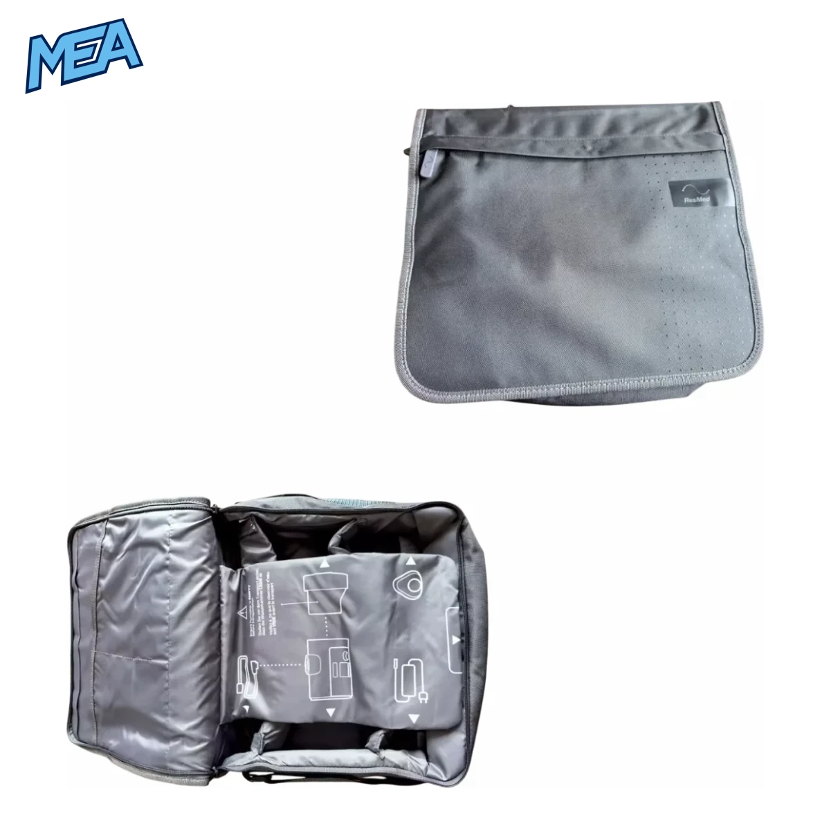 ResMed AirSense 10 Travel Bag CPAP Carry Case for Storage & Travel 1 ResMed AirSense 10 travel bag original CPAP carry case model black storage and travel case