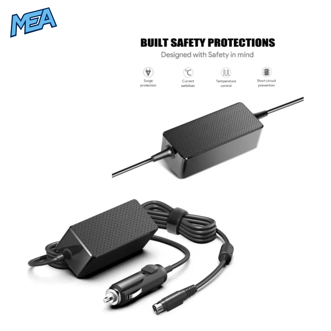 12V to 24V 90W DC car charger converter for ResMed S9 Elite, S9 Escape, and S9 H5i CPAP machines.