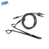 Reusable Bipolar Forceps Cable For 4mm Banana To 4mm Banana Socket 4mm Banana Connector Polish Tip Non Stick 34 Reusable bipolar forceps cable with 4mm banana connectors and non-stick bipolar dissecting scissors for electrosurgical artery sealing