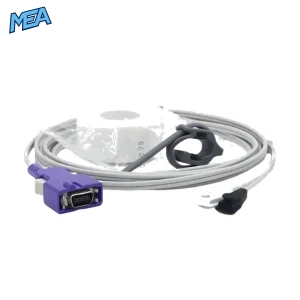 reusable nellcor spo2 sensor multi y 9.8 ft 14 pins connector with db 14 pin purple connector for compatible nellcor oximeters