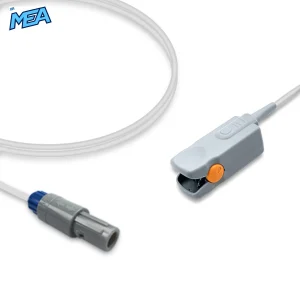 Adult Hard Shell SpO2 Sensor 3.0m for Risingmed Monitors Reusable