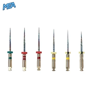 Rotary Rainbow Niti Files 30Pcs heat activated endodontic NiTi files for root canal cleaning