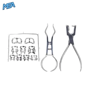 Rubber Dam Perforator and Clamp Tools for Dental and Orthodontic Professionals