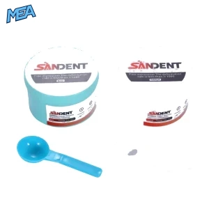 SANDENT Heavy Body Dental Putty VPS Impression Material 400g Base and 400g Catalyst Fast Set Elastomeric PVS Silicone for Dental Impressions