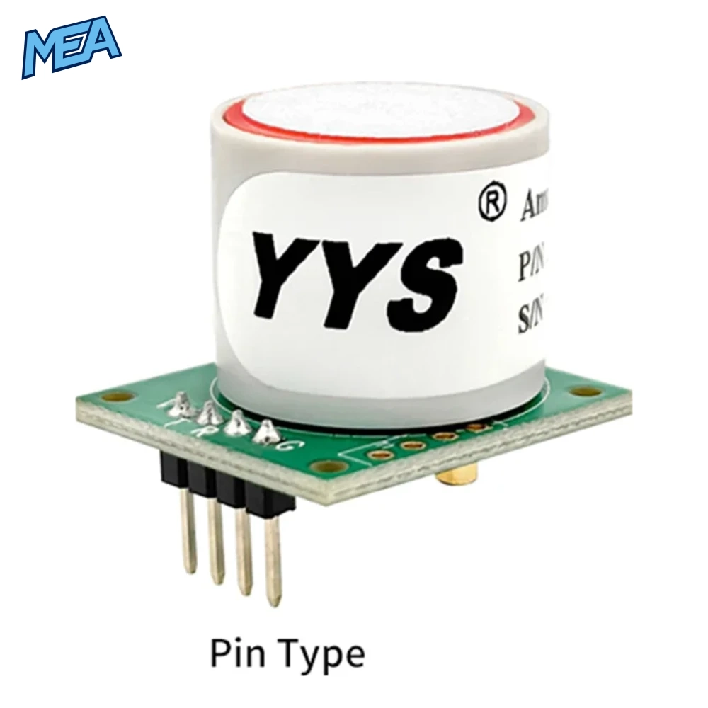SC4 Electrochemical Gas Sensor Module O2 CO & H2S UART Output Pin Type (New) 6 SC4-CO carbon monoxide electrochemical sensor module pin type