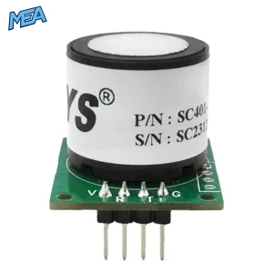 SC4-O2 electrochemical oxygen sensor module with 4-pin header front view