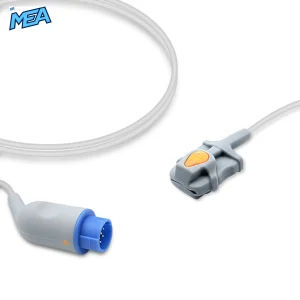 Pediatric Soft Tip SpO2 Sensor 3.0m for Schiller Monitors Reusable, Technology: Nellcor Oxismart
