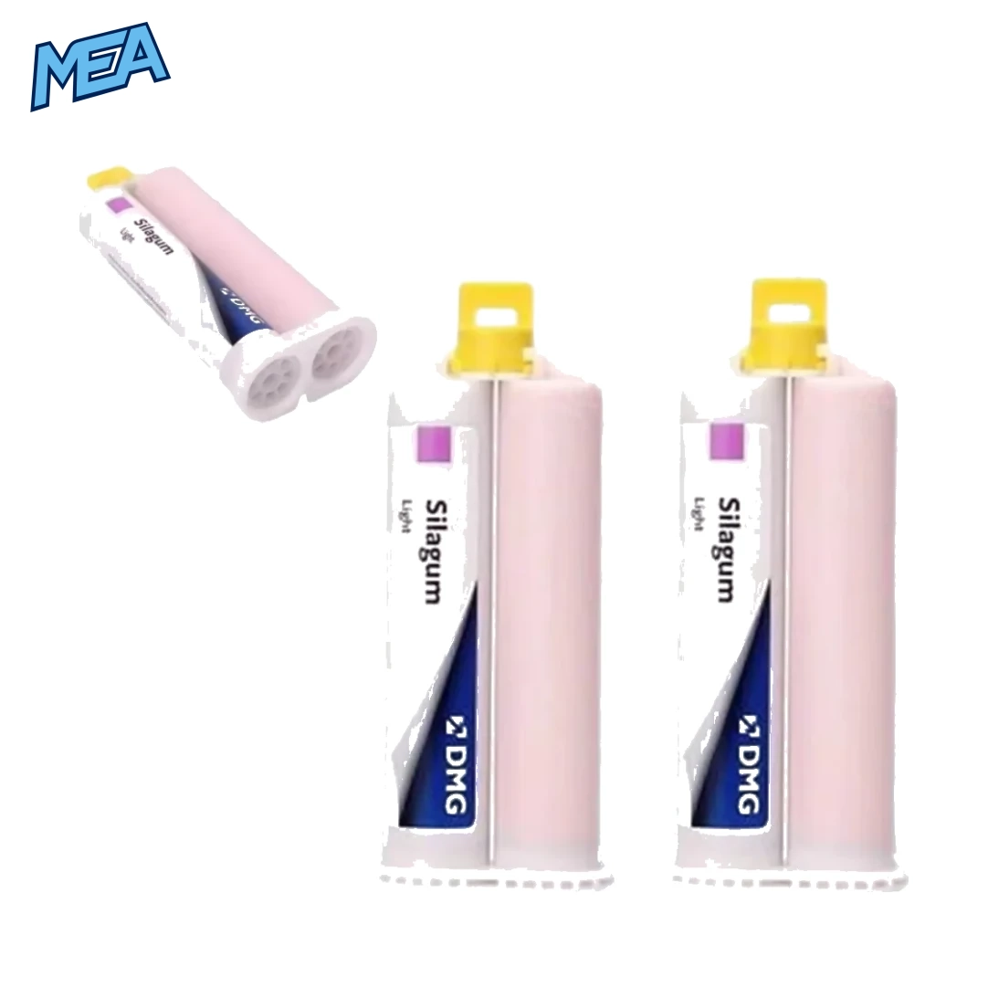 Silagum DMG Dental Silicone Soft Putty A Light-Body VPS Dental Impression Material Kit Heavy Body Rubber Dental Supplies 1 DMG Silagum VPS Dental Impression Material Kit for precise crown and bridge impressions