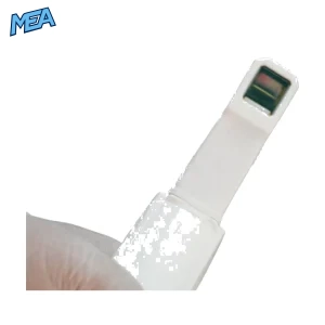 single-use iTero scanner sleeve on intraoral scanner