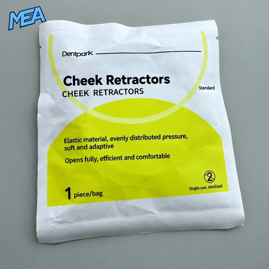 Disposable Dental Lip Cheek Retractor 3D Soft Mouth Opener Latex Free Standard Size (20 Pack) 4 Disposable soft cheek retractor in individual sterile pouch