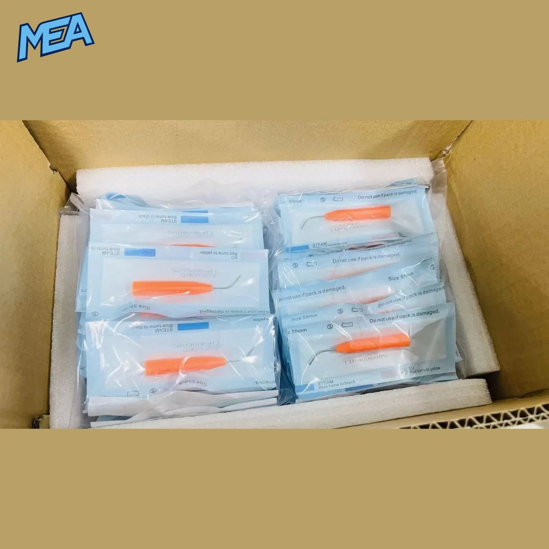 Picasso Laser Disposable Tips 400µm 5mm / 10mm for 2.5W & 7W Dental Diode Laser (10 Pcs New) 6 10 pack of bendable soft tissue laser tips packed for shipping