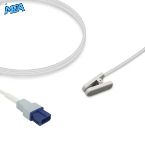 Adult Ear Clip SpO2 Sensor 3.0m for Spacelabs Monitors Reusable, Technology: Nellcor OxiMax