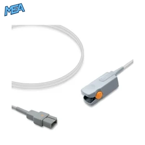 Spacelabs adult hard shell SpO2 sensor 3.0m with Masimo SET technology and 10-pin connector