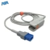 Spacelabs Adult Hard Shell SpO2 Sensor 3.0m (Nellcor Oxismart New) 4 Spacelabs Adult Hard Shell SpO2 Sensor 3.0m with Nellcor Oxismart technology, grey finger clip and blue 10-pin connector