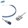 Spacelabs adult soft tip SpO2 sensor with 1.0m cable and 10-pin Nellcor OxiMax-style connector