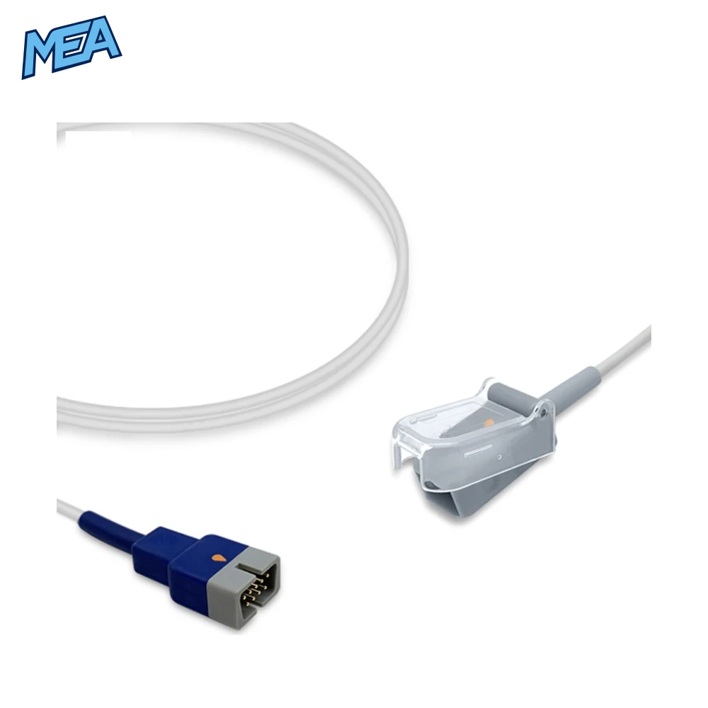 SpO2 Adapter Cable 1.2m for Nellcor Oxismart Sensors (DEC4) 1 SpO2 Adapter Cable 1.2m for Nellcor Oxismart Sensors (DEC4)
