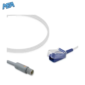 SpO2 Adapter Cable 1.2m for Welch Allyn Monitors & Nellcor OxiMax Sensors (001966-E)