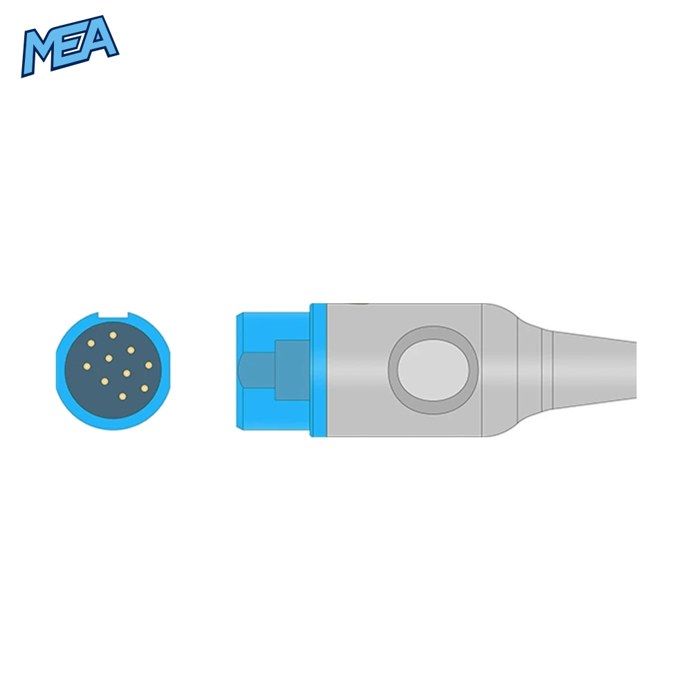 SpO2 Adapter Cable 1.5m for Nihon Kohden Monitors (JC-025P) 4 SpO2 Adapter Cable 1.5m for Nihon Kohden Monitors (JC-025P) - view 3