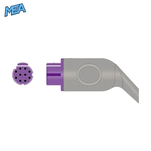 SpO2 Adapter Cable 2.4m for Artema S&W Monitors & Datex-Ohmeda Sensors - view 2