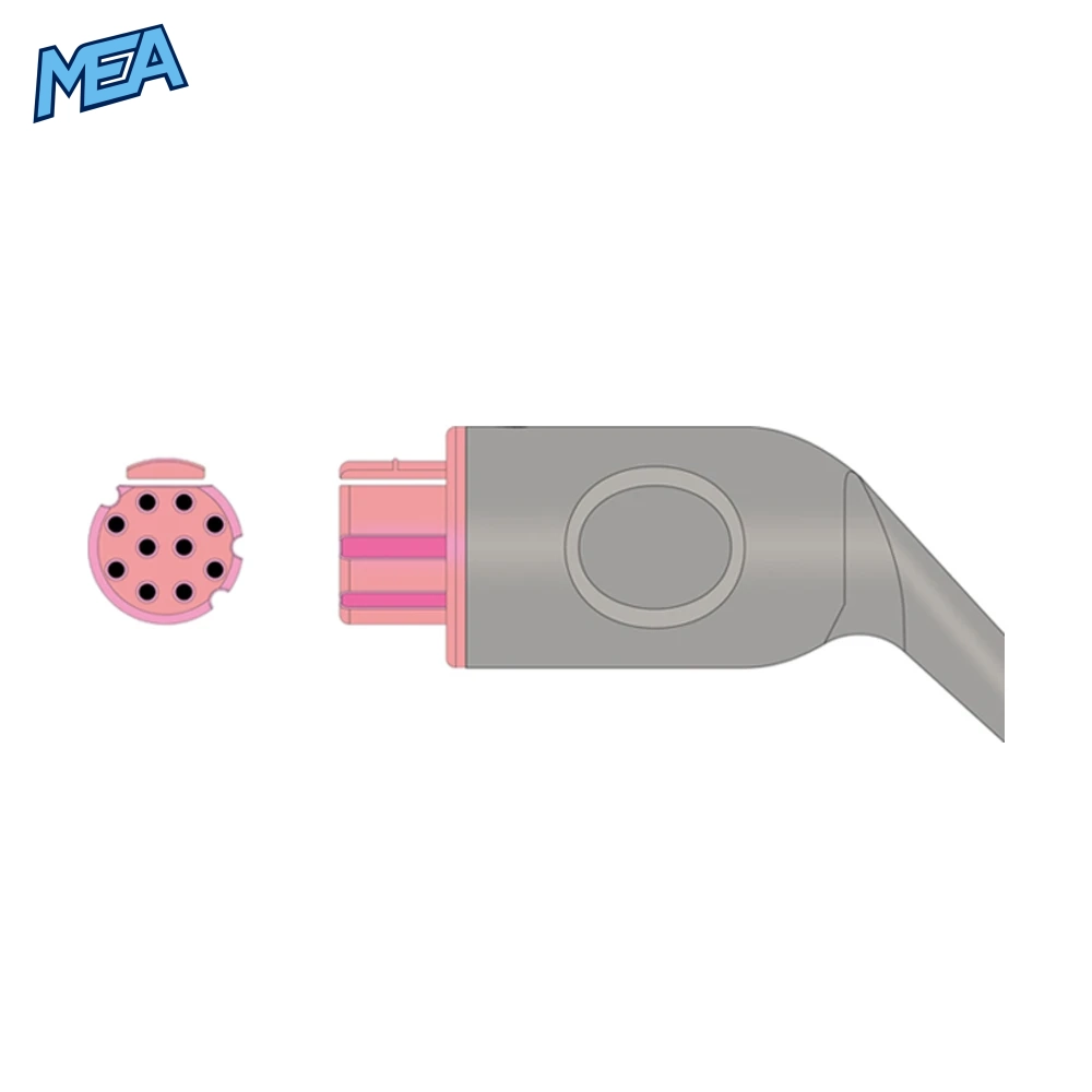 SpO2 Adapter Cable 2.4m for Artema S&W Monitors & Nellcor Oxismart Sensors (59831-0) 4 SpO2 Adapter Cable 2.4m for Artema S&W Monitors & Nellcor Oxismart Sensors (59831-0) - view 3