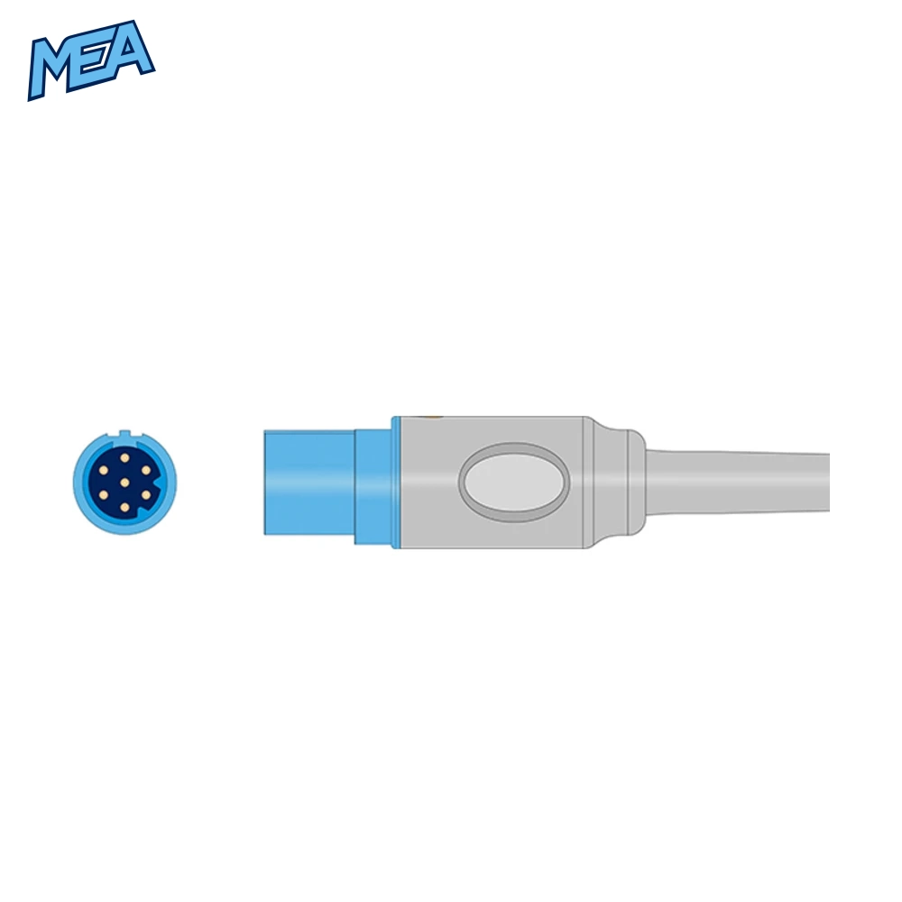 SpO2 Adapter Cable 2.4m for Draeger Monitors & Nellcor Oxismart Sensors 4 SpO2 Adapter Cable 2.4m for Draeger Monitors & Nellcor Oxismart Sensors - view 3