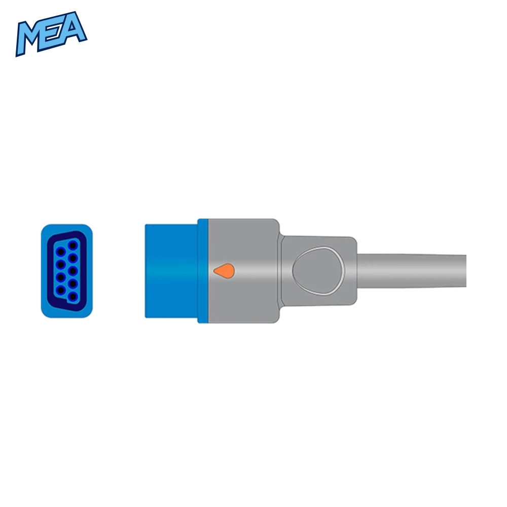 SpO2 Adapter Cable 2.4m for GE Healthcare Monitors & GE TruSignal Sensors (TS-H3) 2 SpO2 Adapter Cable 2.4m for GE Healthcare Monitors & GE TruSignal Sensors (TS-H3) - view 2