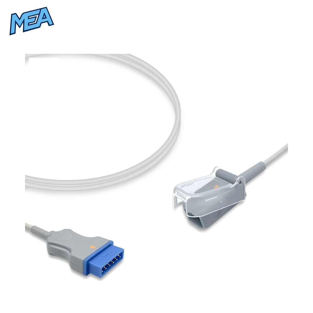 SpO2 Adapter Cable 2.4m for GE Healthcare Monitors & Nellcor Oxismart Sensors 1 SpO2 Adapter Cable 2.4m for GE Healthcare Monitors & Nellcor Oxismart Sensors