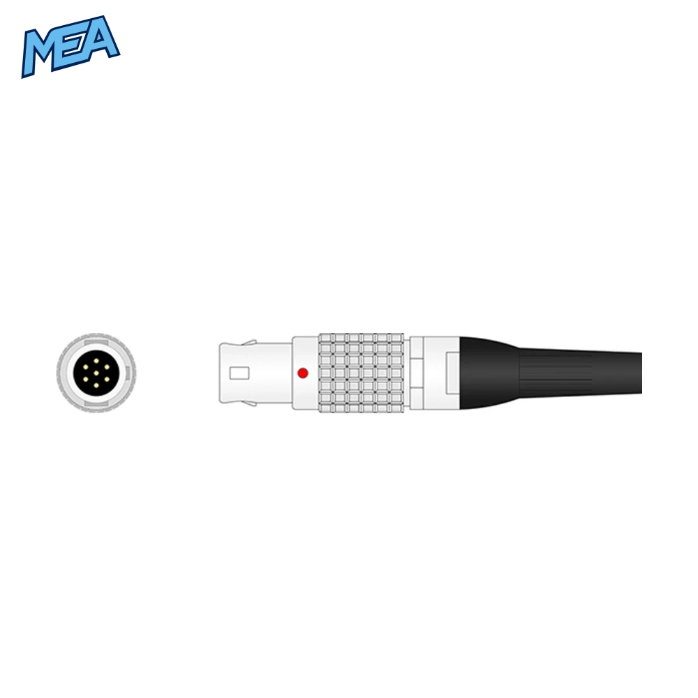 SpO2 Adapter Cable 2.4m for Invivo Monitors & Masimo M-LNCS Sensors 4 SpO2 Adapter Cable 2.4m for Invivo Monitors & Masimo M-LNCS Sensors - view 3