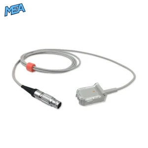 SpO2 Adapter Cable 2.4m for Mennen Medical Monitors & Nellcor Oxismart Sensors (261-877-070)