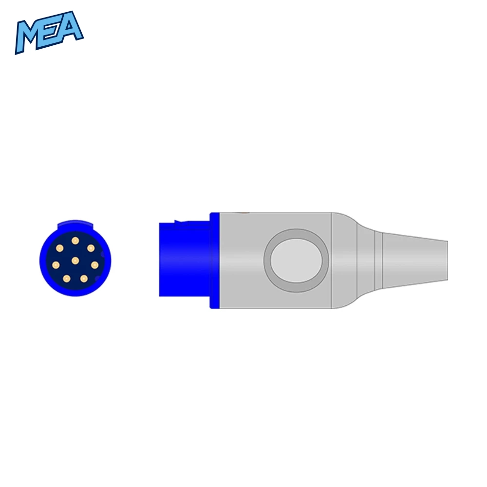 SpO2 Adapter Cable 2.4m for Mennen Medical Monitors & Nellcor Oxismart Sensors 4 SpO2 Adapter Cable 2.4m for Mennen Medical Monitors & Nellcor Oxismart Sensors - view 3