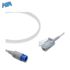 SpO2 Adapter Cable 2.4m for Mindray Monitors & Nellcor Oxismart Sensors (0010-30-43112)