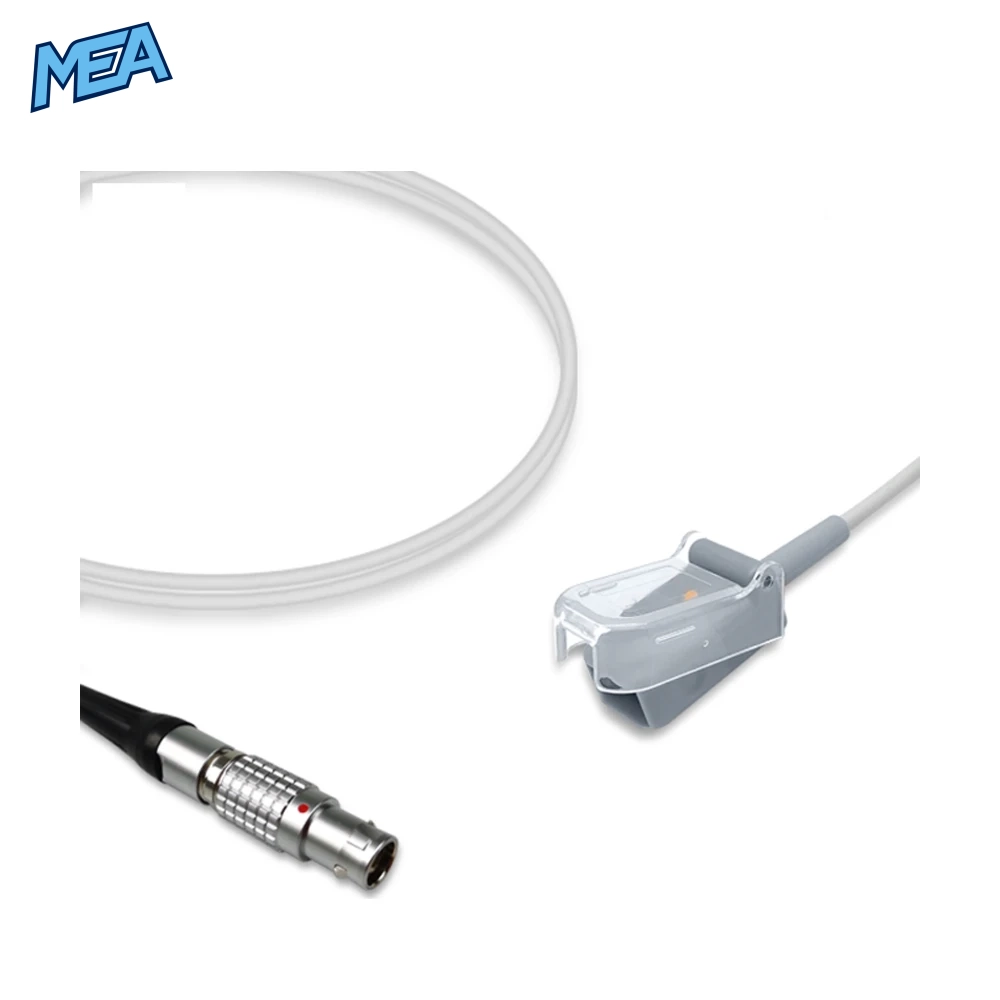SpO2 Adapter Cable 2.4m for Mindray Monitors & Nellcor Oxismart Sensors (512A-30-0607) 1 SpO2 Adapter Cable 2.4m for Mindray Monitors & Nellcor Oxismart Sensors (512A-30-0607)