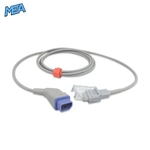SpO2 Adapter Cable 2.4m for Nihon Kohden Monitors & Nellcor Oxismart Sensors (JL-630P)