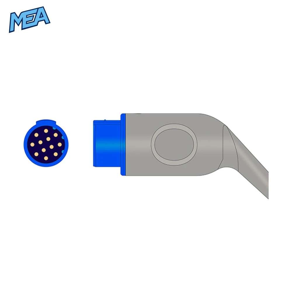SpO2 Adapter Cable 2.4m for Schiller Monitors & Masimo LNOP Sensors 4 SpO2 Adapter Cable 2.4m for Schiller Monitors & Masimo LNOP Sensors - view 3