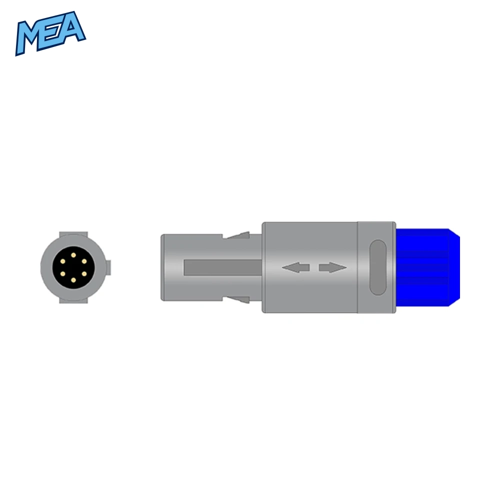 SpO2 Adapter Cable 2.4m for Takaoka Monitors & Nellcor Oxismart Sensors 4 SpO2 Adapter Cable 2.4m for Takaoka Monitors & Nellcor Oxismart Sensors - view 3