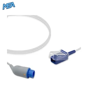 SpO2 Adapter Cable 3.0m for Mennen Medical Monitors & Nellcor OxiMax Sensors