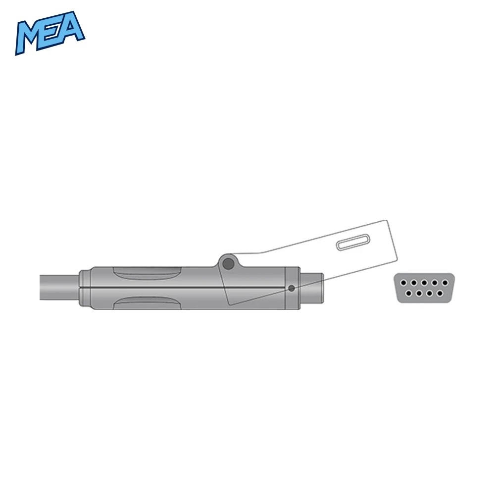 SpO2 Adapter Cable 3.0m for Nellcor Oxismart Sensors (M200-13) 2 SpO2 Adapter Cable 3.0m for Nellcor Oxismart Sensors (M200-13) - view 2