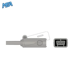 SpO2 Adapter Cable 3.0m for Nihon Kohden Monitors & Masimo LNCS Sensors (JL-631P) - view 2