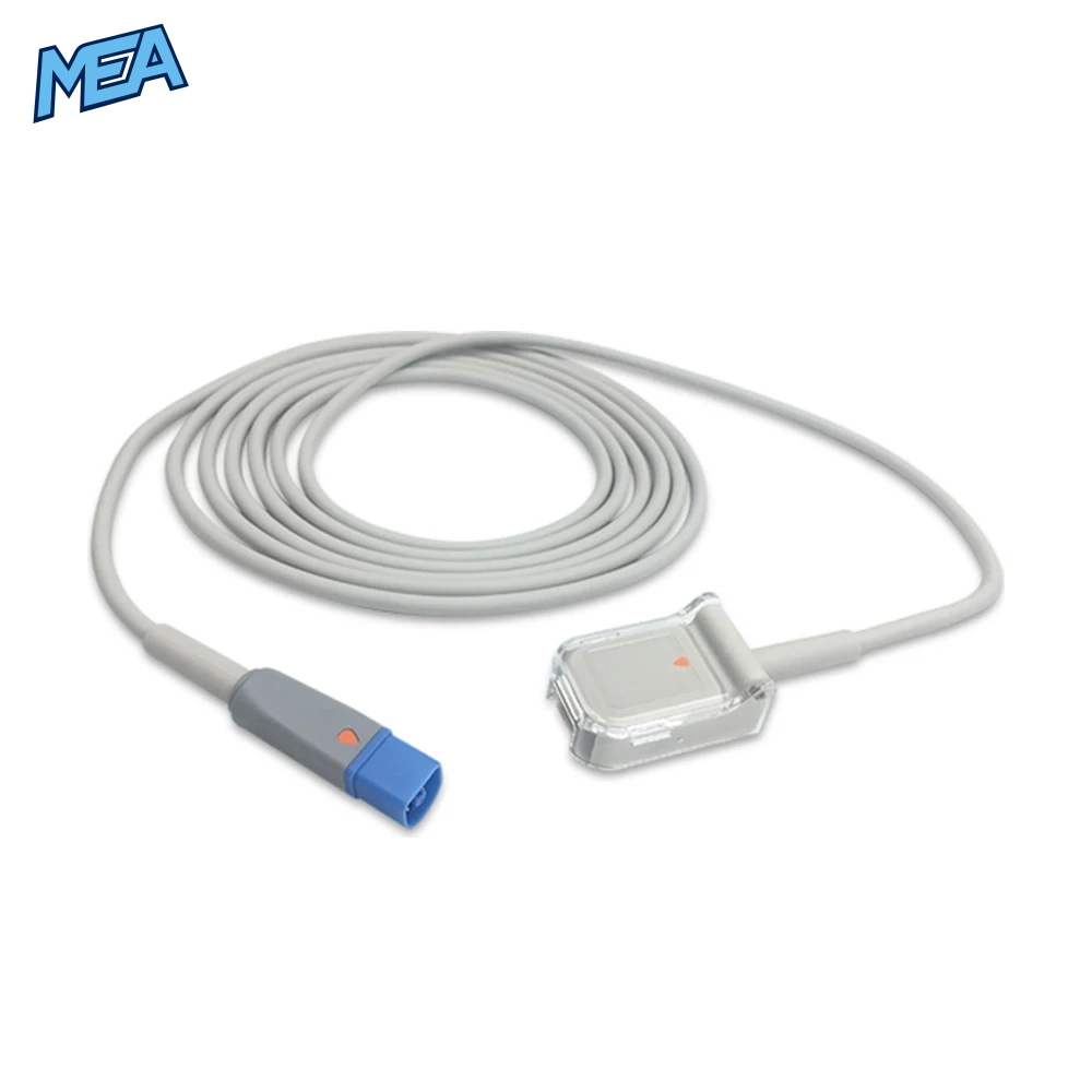 SpO2 Adapter Cable 3.0m for Philips Monitors & Nellcor Oxismart Sensors (M1943AL) 1 SpO2 Adapter Cable 3.0m for Philips Monitors & Nellcor Oxismart Sensors (M1943AL)
