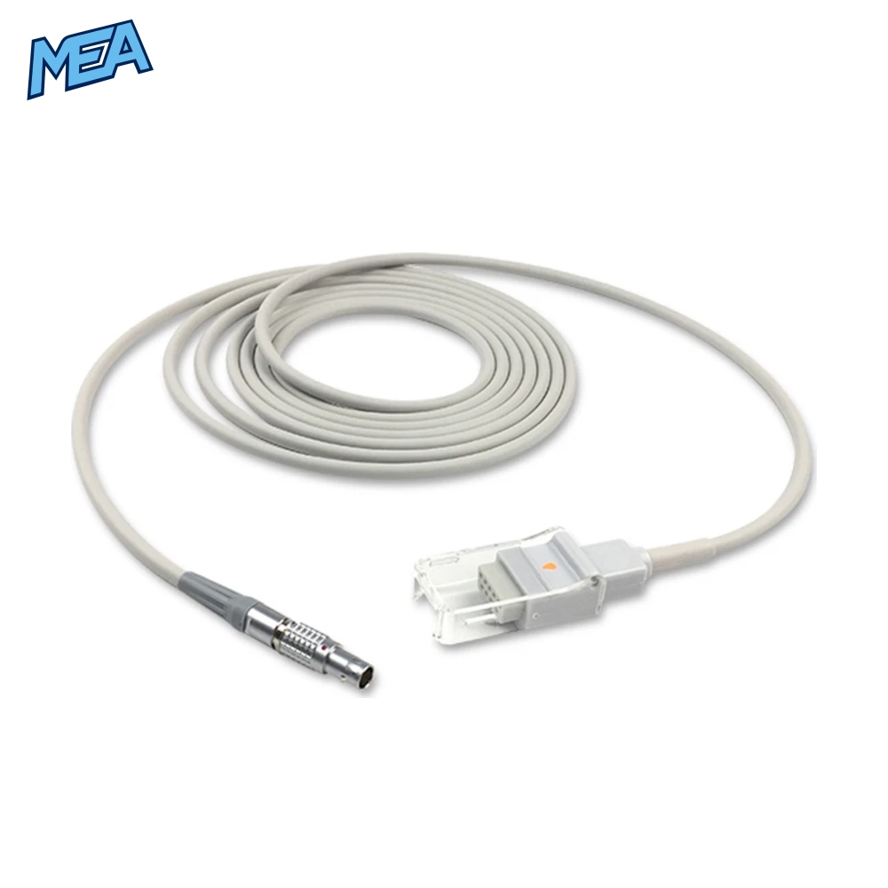 SpO2 Adapter Cable 3.0m for Schiller Monitors & Nellcor Oxismart Sensors (HW-HEMO-00014) 1 SpO2 Adapter Cable 3.0m for Schiller Monitors & Nellcor Oxismart Sensors (HW-HEMO-00014)