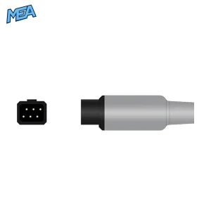 SR-5C SpO2 sensor rectangular multi-pin connector diagram for Pulsox-300