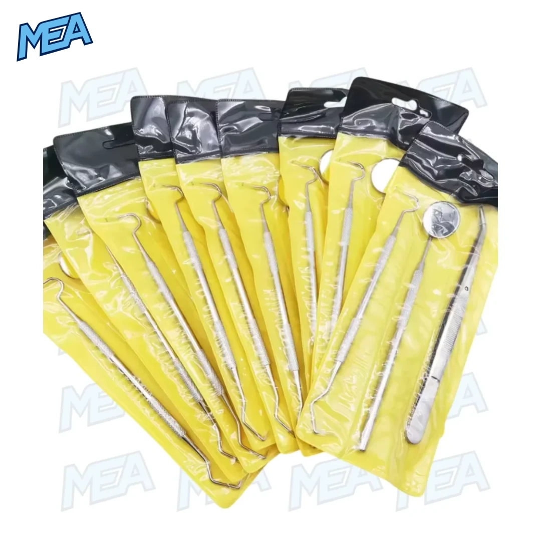 stainless steel dental instrument set for dentistry lab and home oral hygiene