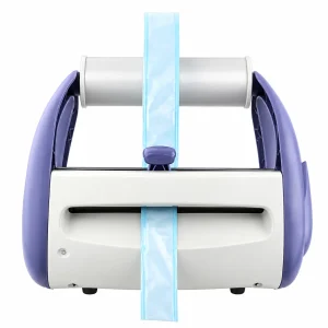 Front view of sterilisation pouch sealer showing 250mm sealing slot