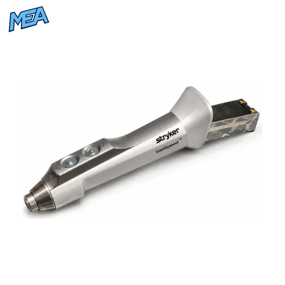 Stryker VariSpeed 62-50200 (6250200) Battery Powered Screwdriver Handpiece (Refurbished) 1 Stryker VariSpeed 62-50200 battery powered screwdriver handpiece, refurbished, side view
