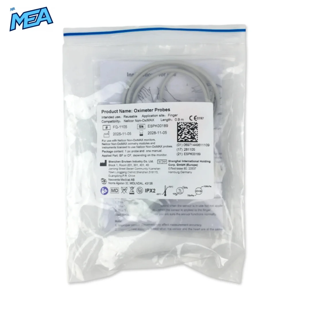 SpO2 Sensor 0.9m for Sunray P7002-00008 view 3