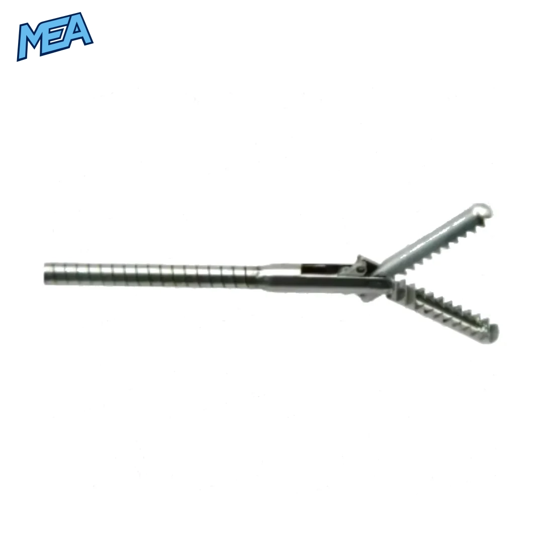 Veterinary toothed forceps for flexible endoscope procedures