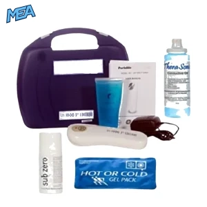 US 1000 Portable Ultrasound Therapy Bundle with 3oz Sub Zero Gel, 8oz Therasonic Gel, and 5x10 Cold Pack