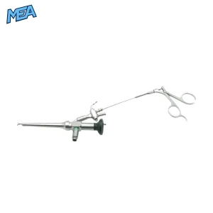 HD 5.5mm x 90mm 0 degree integrated veterinary rigid endoscope otoscope with working channel for small animal ear examinations